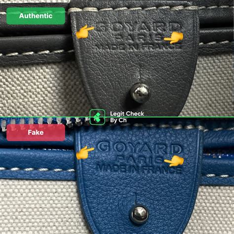 distinguishing real goyard malletier paris from fake|are goyard bags real.